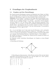 5 Grundlagen der Graphentheorie