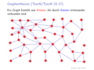 Graphentheorie (Teschl/Teschl 15-17)