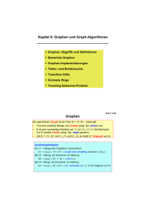 Algorithmen auf Graphen