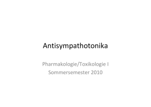 Antisympathotonika