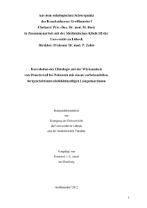 Priv.-Doz. Dr. med. M. Reck in Zusammenarbeit mit de