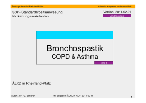 SOP Bronchospastik