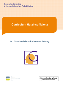 Curriculum Herzinsuffizienz - Deutsche Rentenversicherung