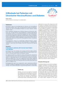 Blockade bei Patienten mit chronischer Herzinsuffizienz und