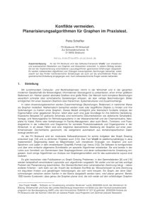 Konflikte vermeiden. Planarisierungsalgorithmen für Graphen im