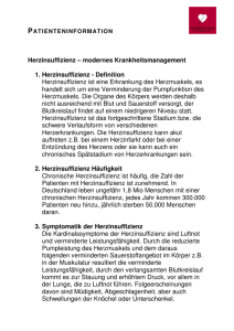 Herzinsuffizienz Patienteninfo