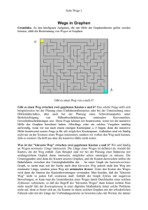 7 Graphen - Ergänzung Wegesuche