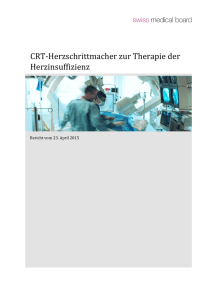 CRT-Herzschrittmacher zur Therapie der Herzinsuffizienz