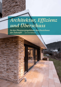 Architektur, Effizienz und Überschuss