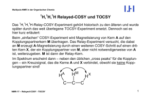 NMR-17 - RELAY-TOCSY - Institut für Organische Chemie