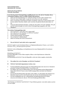 Gebrauchsinformation: Information für Anwender MAXALT® 10 mg