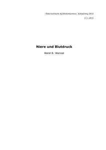 Niere und Blutdruck_René R. Wenzel