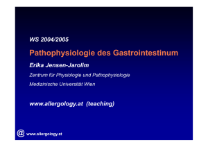Pathophysiologie, Ösphagus und Magen