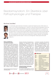 Reizdarmsyndrom: Ein Überblick über Pathophysiologie und Therapie