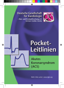 Akutes Koronarsyndrom (ACS) - Leitlinien