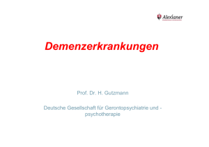 Gutzmann_Einführung Demenzerkrankungen