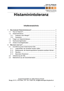 Histamin - Team Dr. Klinghardt