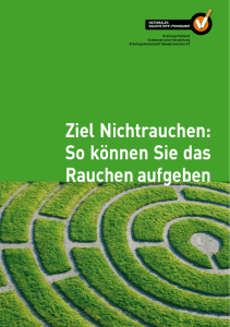 Ziel Nichtrauchen: So können Sie das Rauchen - Stop