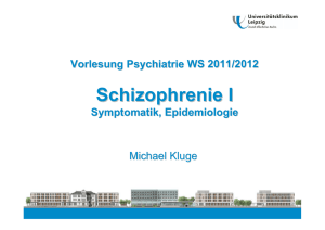Symptome - Klinik und Poliklinik für Psychiatrie und Psychotherapie