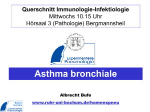 Asthma bronchiale - Ruhr