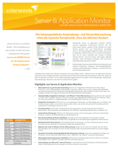 Server & Application Monitor