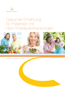 Broschüre "Gesunde Ernährung für Patienten mit Herz