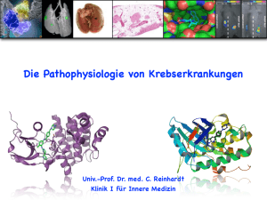 Die Pathophysiologie von Krebserkrankungen