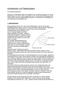 Antriebsarten von Plattenspielern