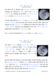 Der Mond - Planetarium Judenburg
