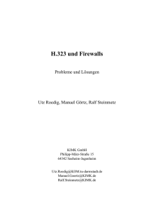 Studie zum Thema H.323 und Firewalls