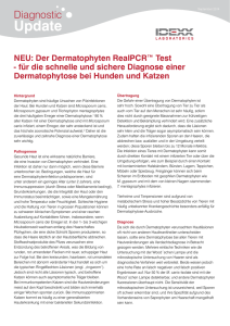NEU: Der Dermatophyten RealPCR™ Test