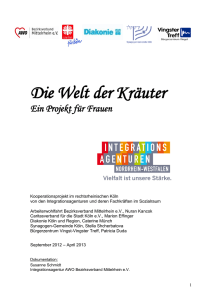 Die Welt der Kräuter - AWO Bezirksverband Mittelrhein