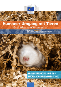 Humaner Umgang mit Tieren - Europäische Kommission