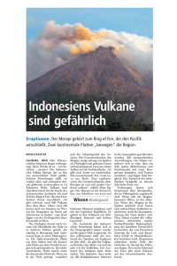 Indonesiens Vulkane sind gefährlich