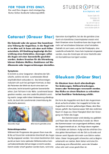Informationen  - Stuber Optik AG Wil