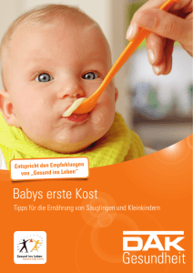 Babys erste Kost - DAK