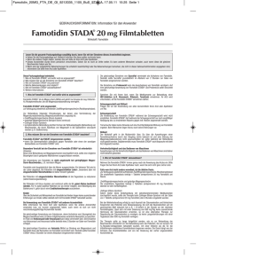 Famotidin STADA® 20mg Filmtabletten - medikamente-per