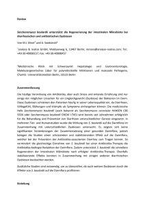 Review Saccharomyces boulardii unterstützt die Regenerierung der