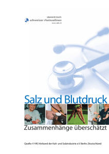 Salz und Blutdruck