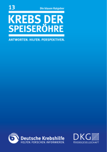 Speiseröhrenkrebs - Deutsche Krebshilfe