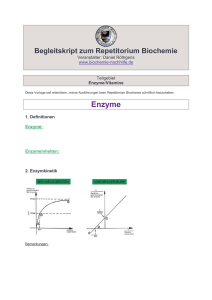 Enzyme - Biochemie