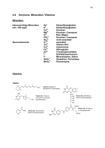 2.8 Hormone, Mineralien, Vitamine