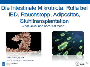 Die Intestinale Mikrobiota