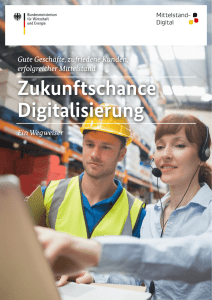 Zukunftschance Digitalisierung