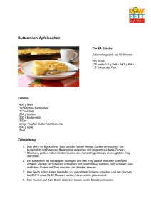 Buttermilch-Apfelkuchen