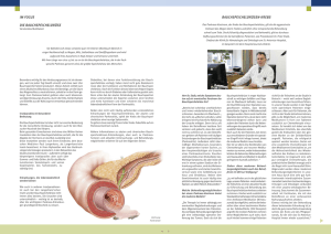 SAH-Seitenauszug 1-2011 / Bauchspeicheldrüsenerkrankungen