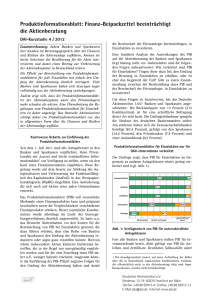 Produktinformationsblatt: Finanz-Beipackzettel beeinträchtigt die