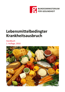 Handbuch „Lebensmittelbedingter Krankheitsausbruch“