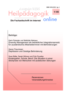 Heilpädagogik online - sonderpaedagoge.de!