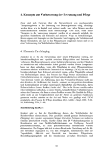 4. Konzepte zur Verbesserung der Betreuung und Pflege